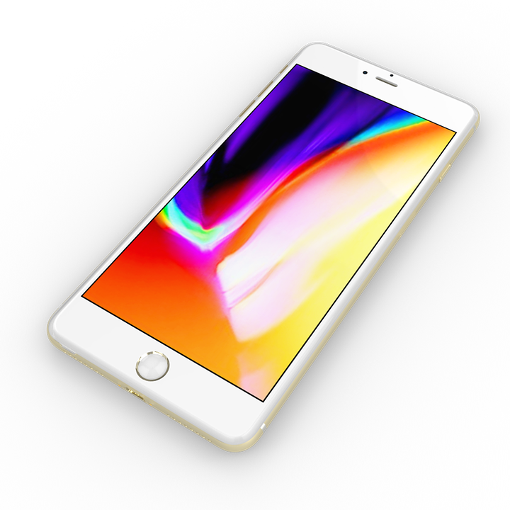 I Phonewith Colorful Displayon Black Background PNG
