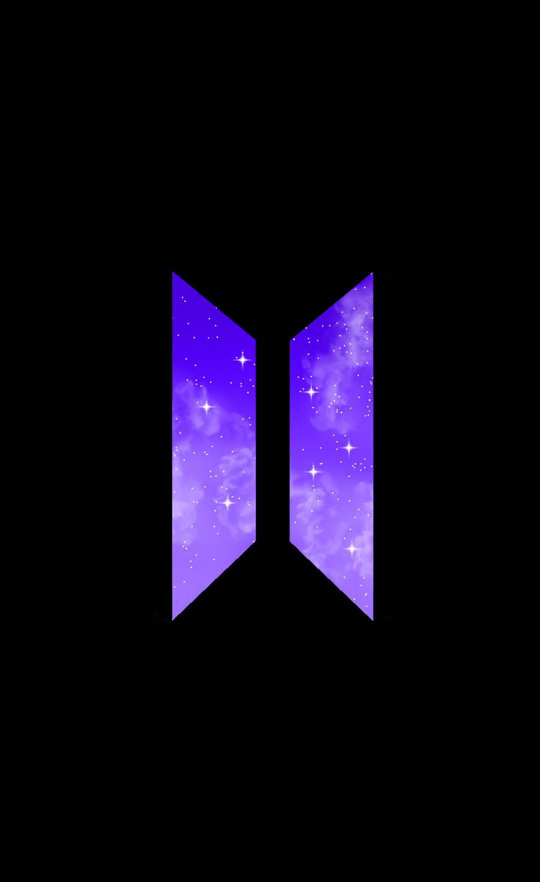 I Purple You With Bts Logo Wallpaper