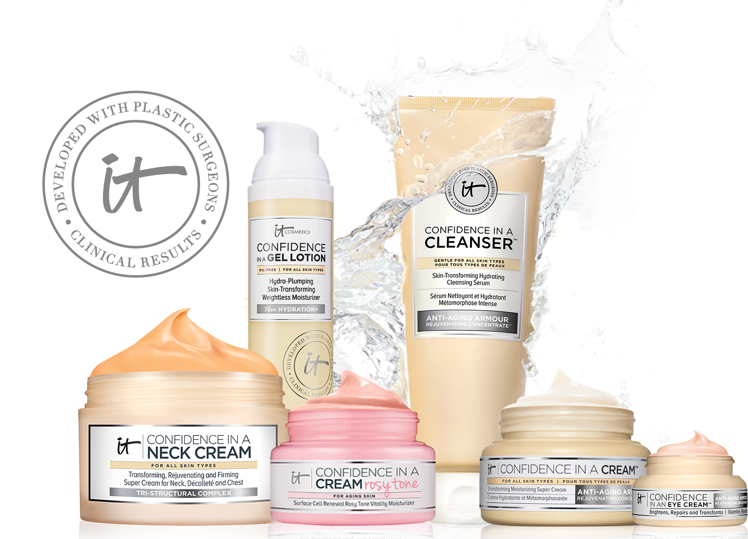 I T Cosmetics Skincare Collection PNG