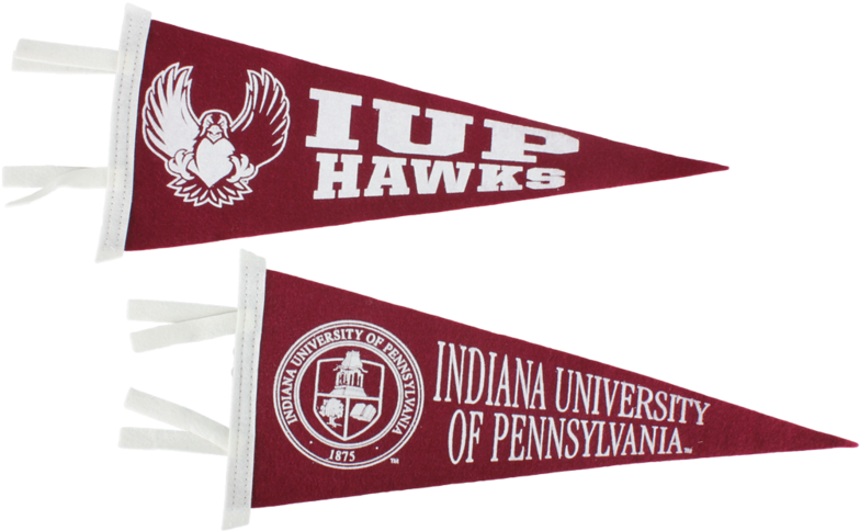 I U P Hawks Pennants PNG