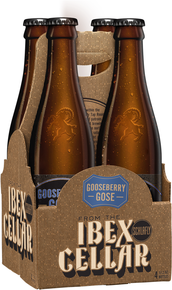 Ibex Cellar Gooseberry Gose Beer Pack PNG