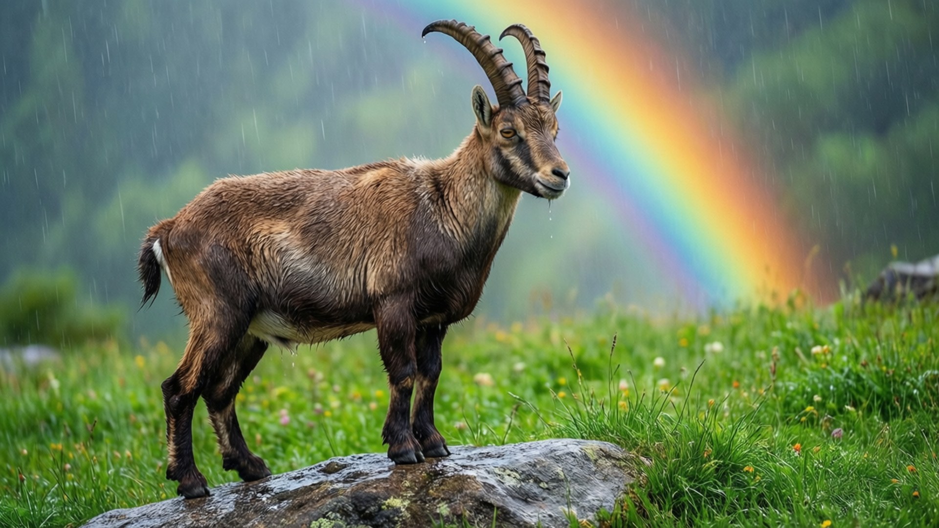 Ibex Arco-Íris Papéis de Parede