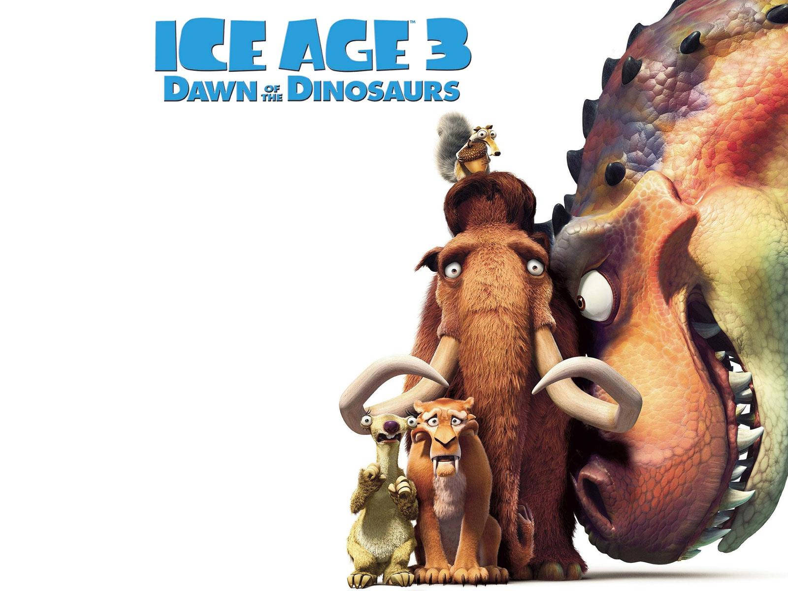 Ice Age 3 Dawn And Dinosaurs Wallpaper