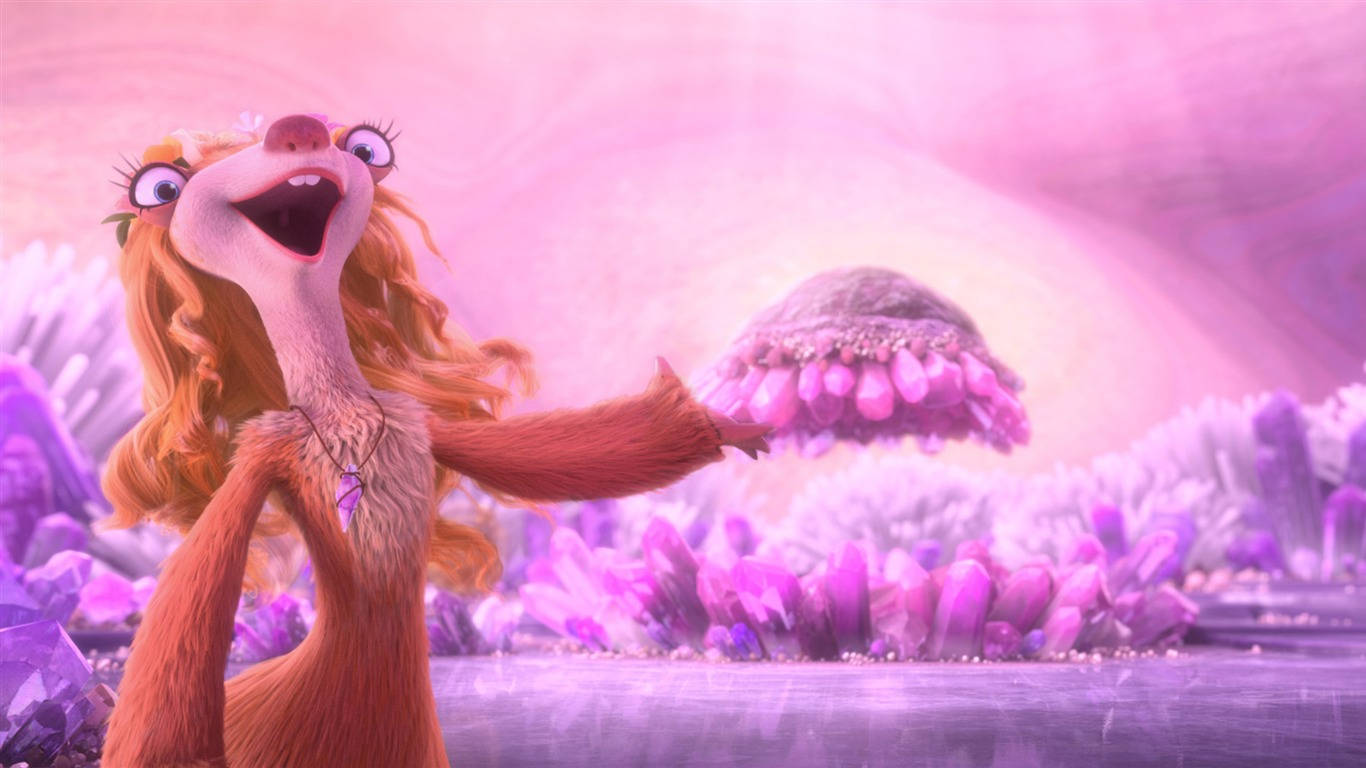 Ice Age Collision Course Brooke With Crystals Wallpaper