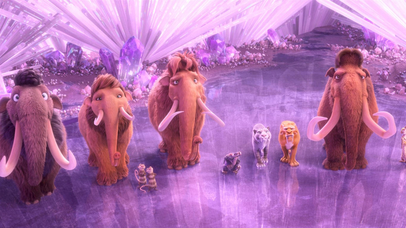 Iceage Collision Course Kristalle Wallpaper