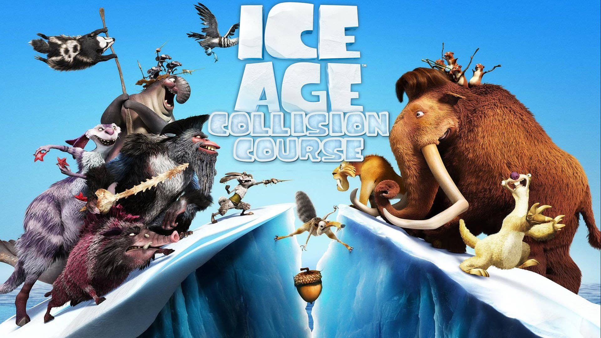 Iceage Kollision Voraus - Filmposter Wallpaper