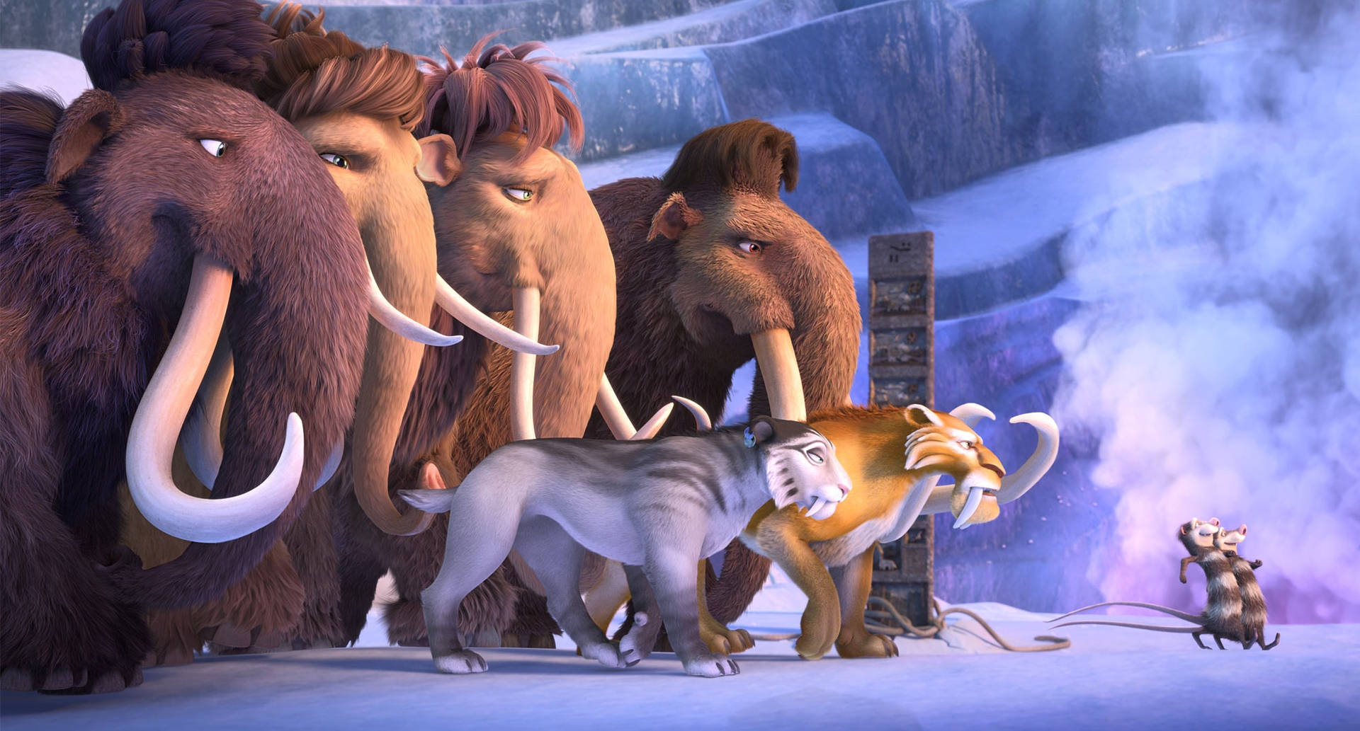 Ice Age Collision Course VS The Weasels Wallpaper
