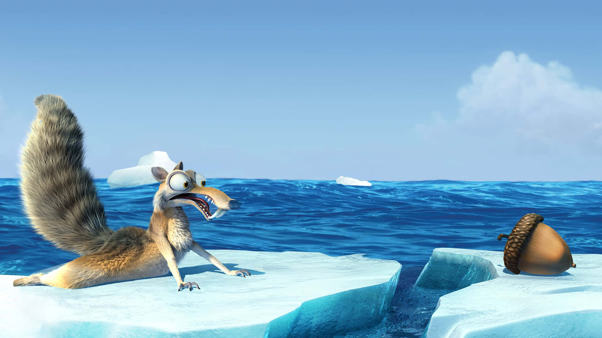 Ice Age Continental Drift Scrat And His Acorn Wallpaper