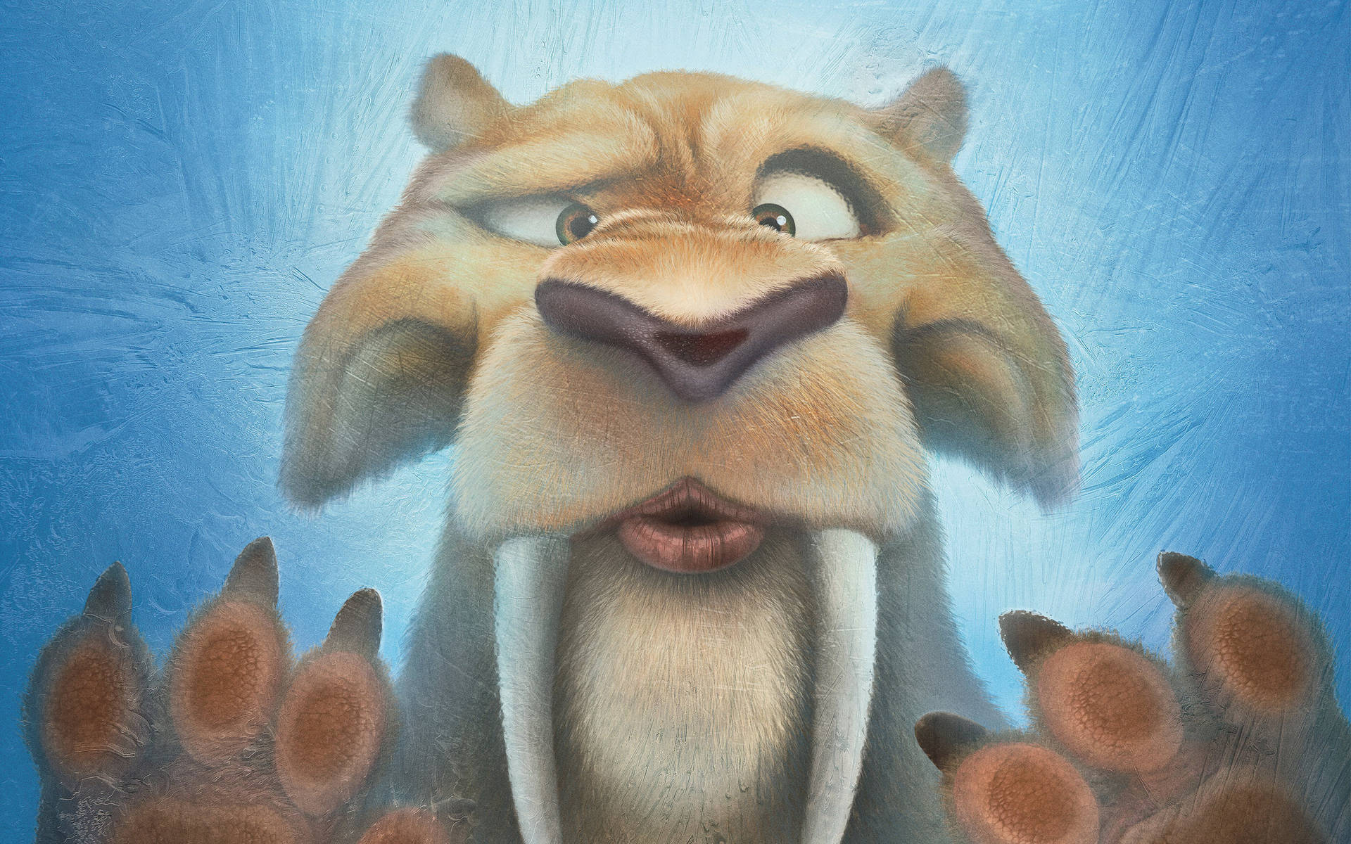 Ice Age Diego Goofy Face Wallpaper