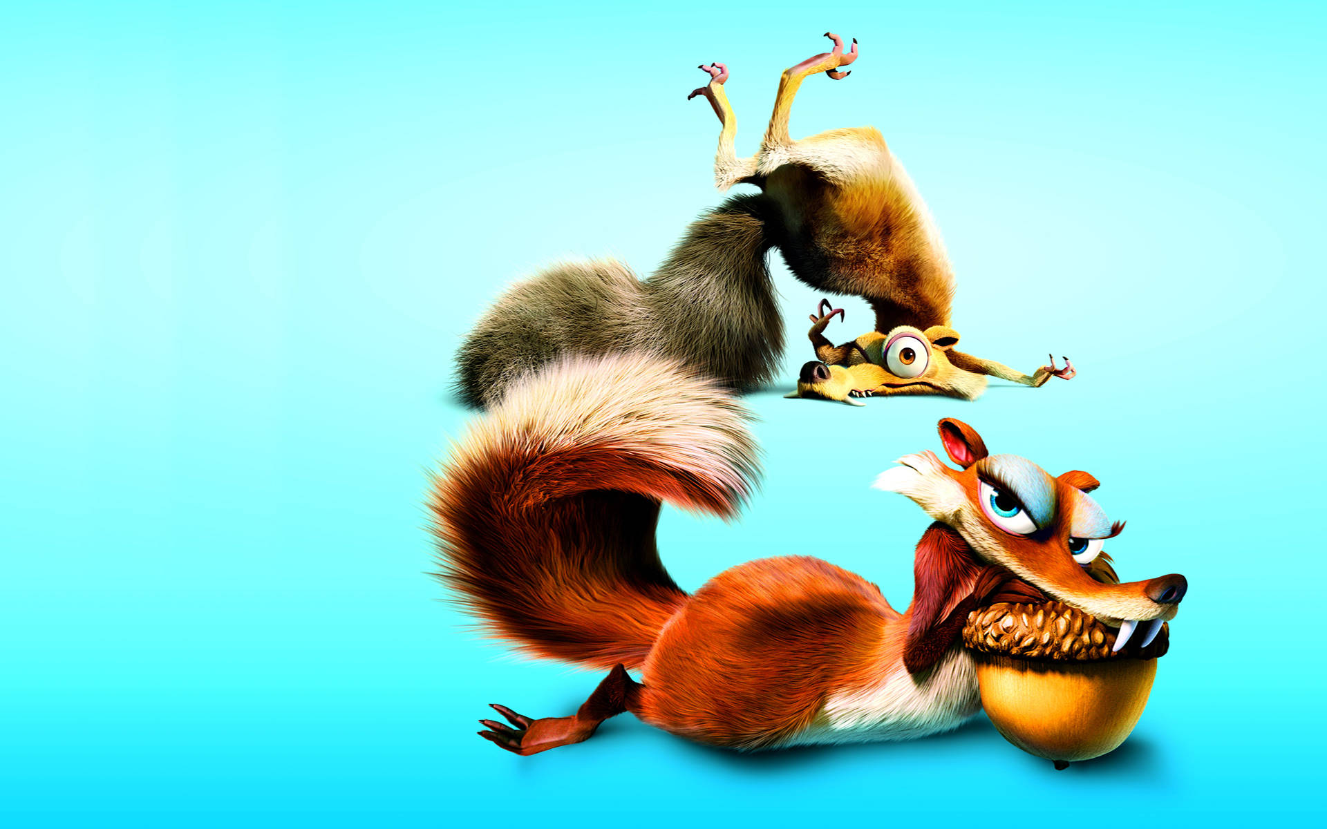 Ice Age Scrat And His Lover Wallpaper