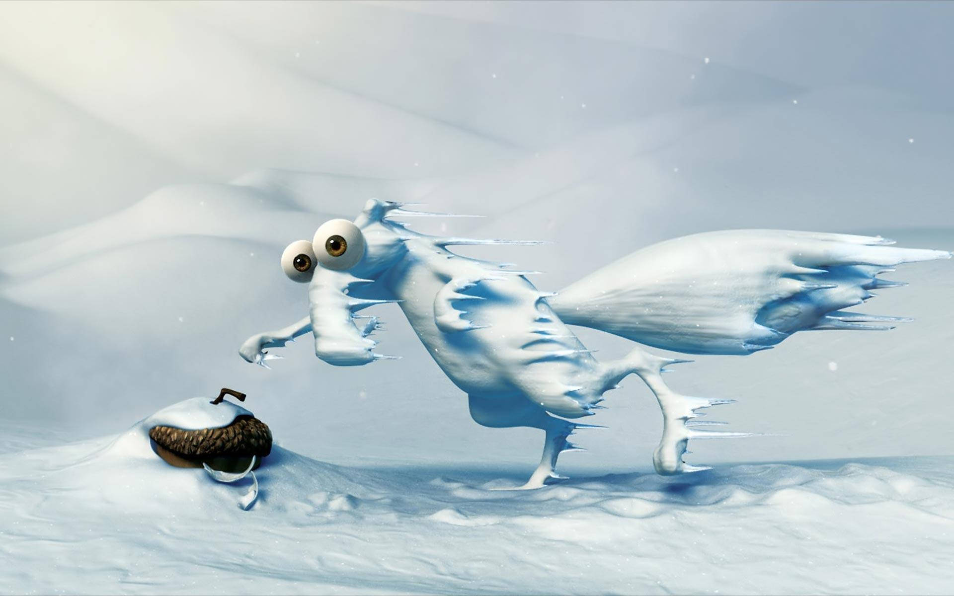 Ice Age Scrat Frozen To Death Wallpaper