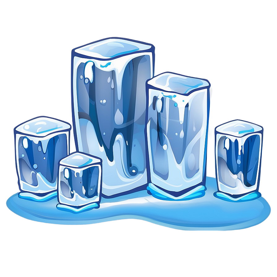 Ice And Water Cartoon Png Unc18 PNG