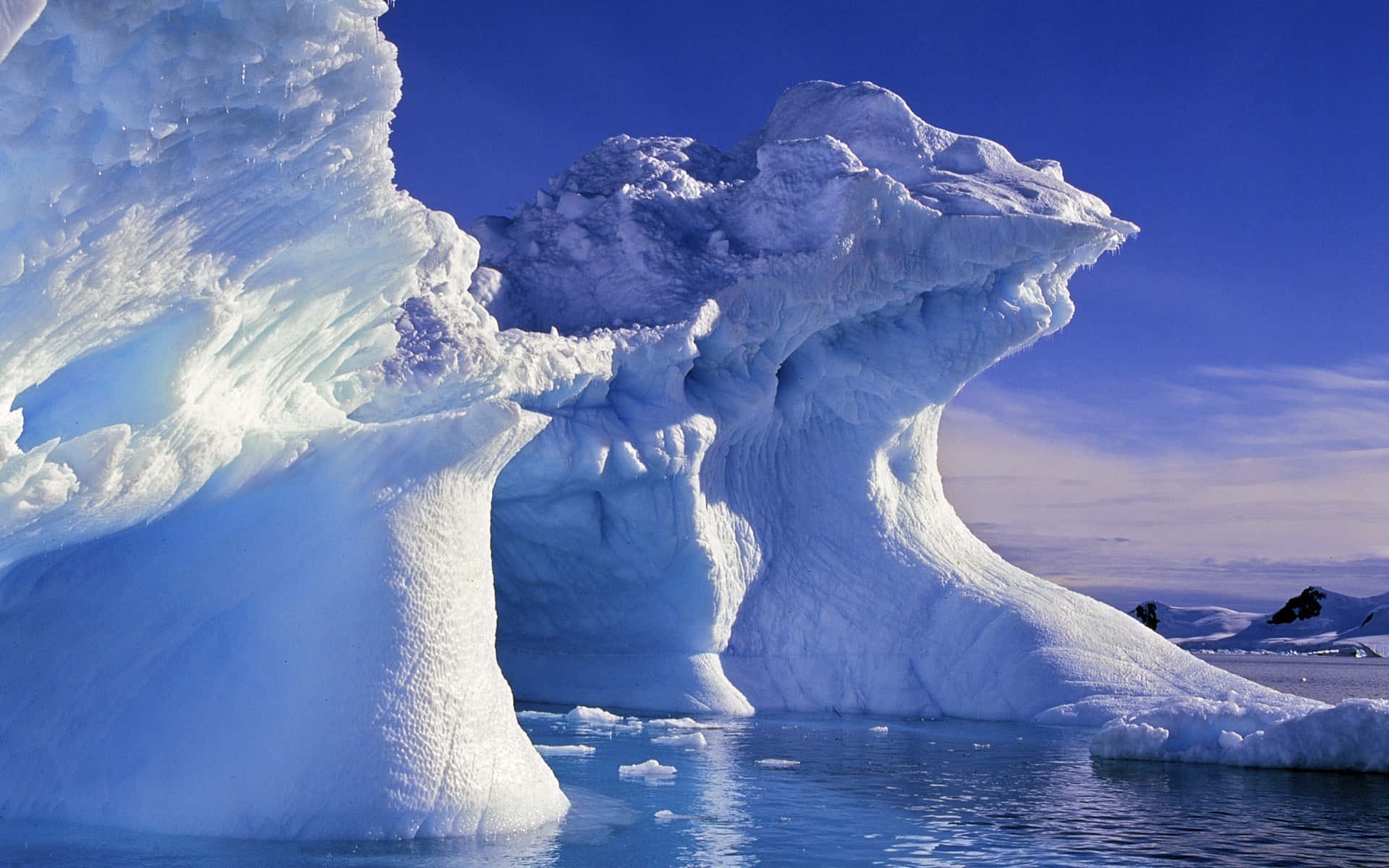 Enjoy the beauty of winter with this breathtaking ice landscape!