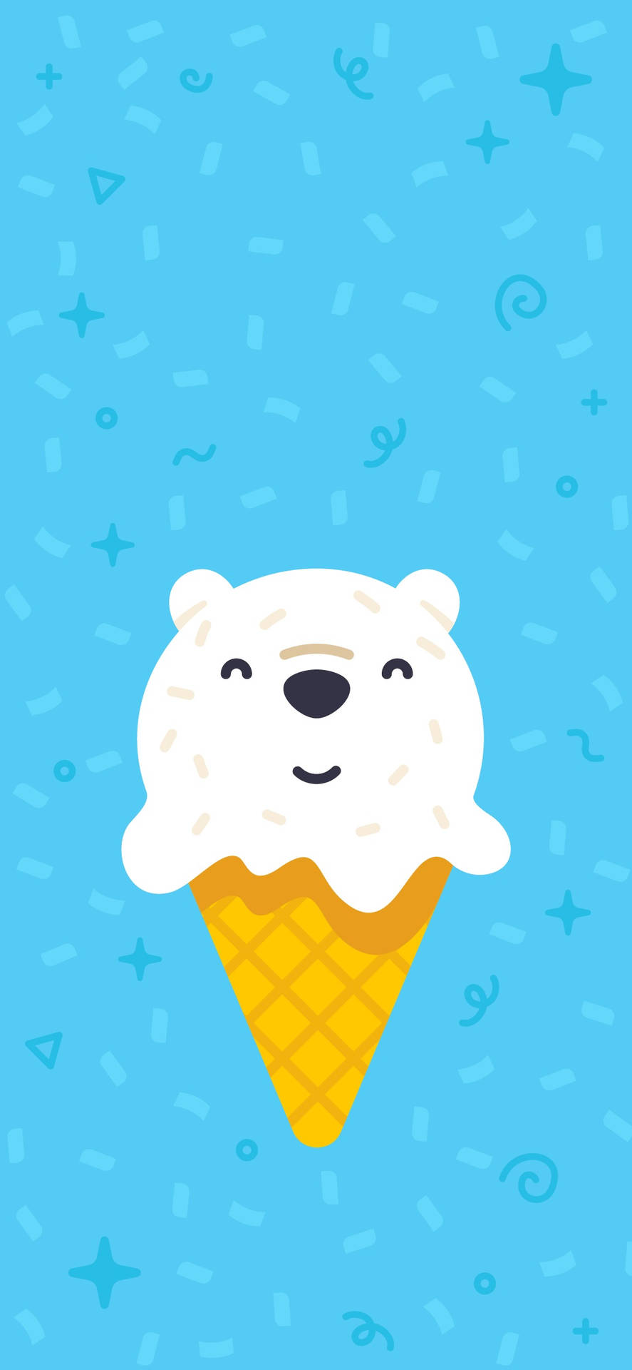 Ice Bear We Bare Bears Ice Cream Background
