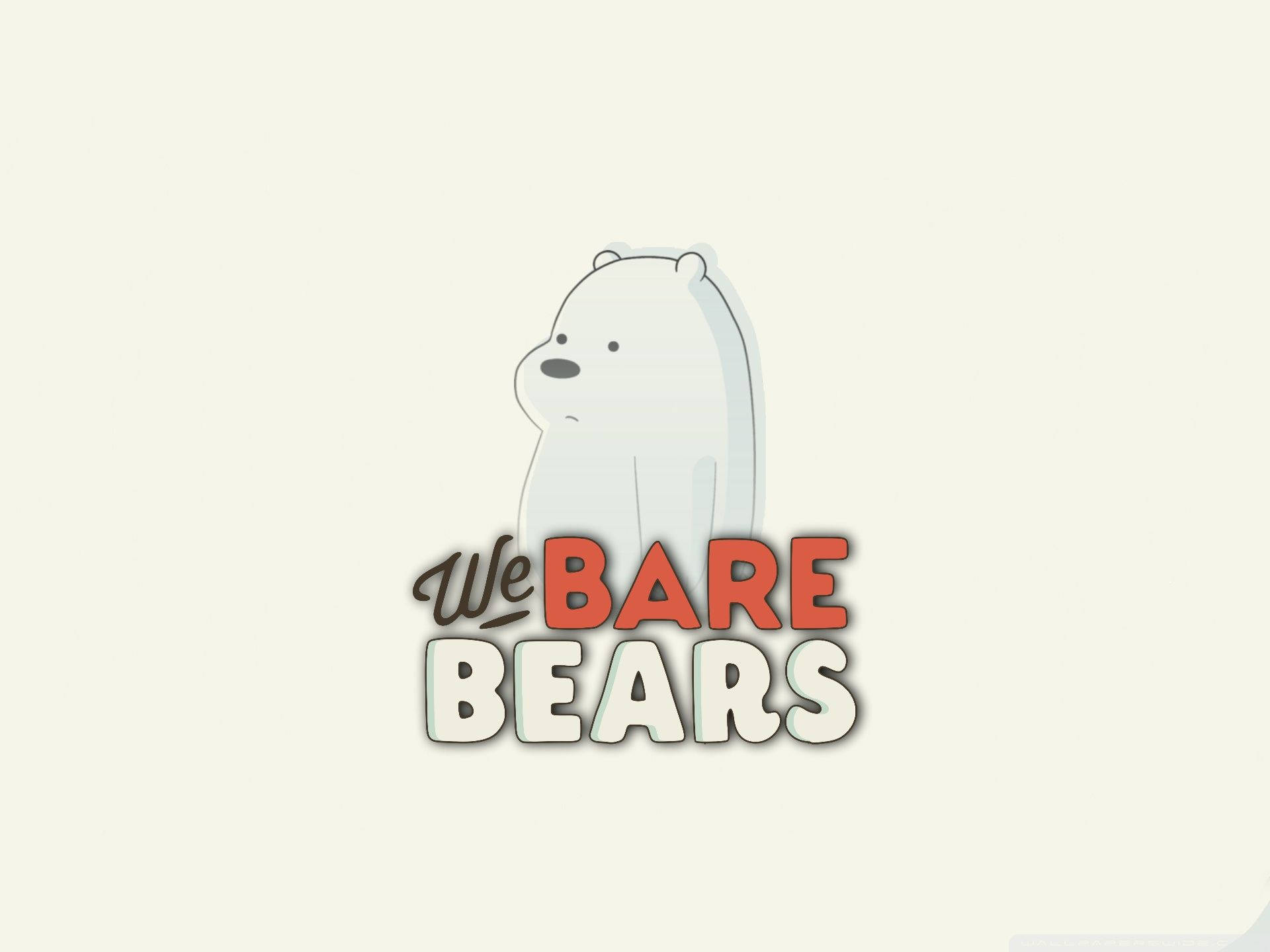 Ice Bear We Bare Bears Logo Background