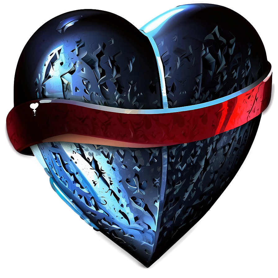 Ice Blue Heart Symbol Png Jfe94 PNG