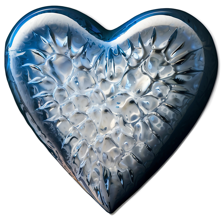 Ice Blue Heart Symbol Png Lsv11 PNG