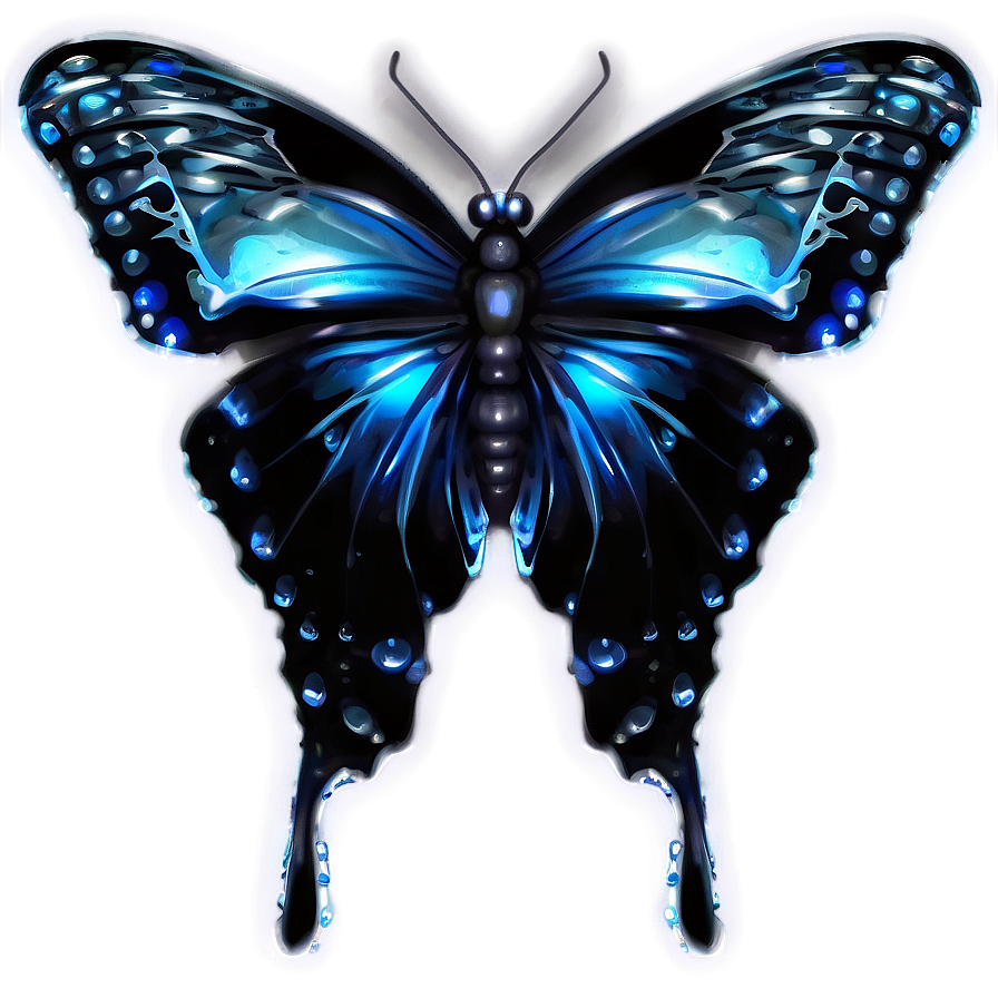 Ice Butterfly Frost Png 4 PNG