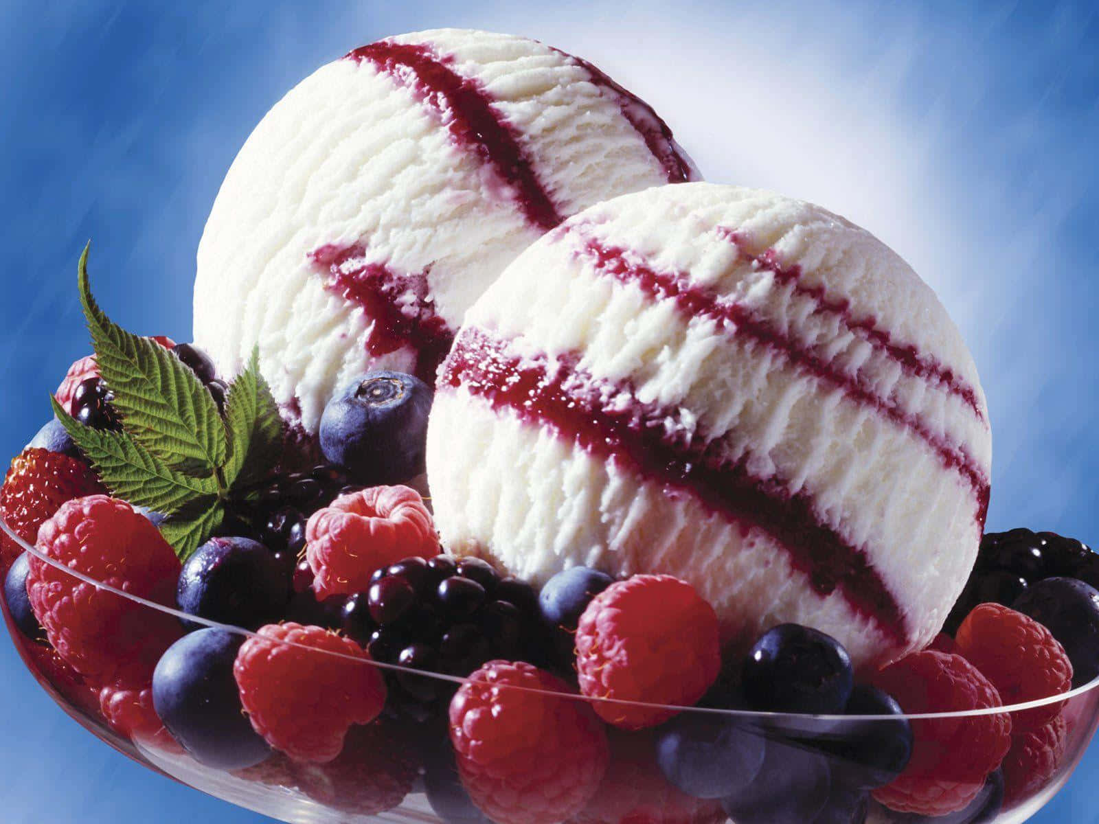 Dive into a world of bliss with this heavenly ice cream!