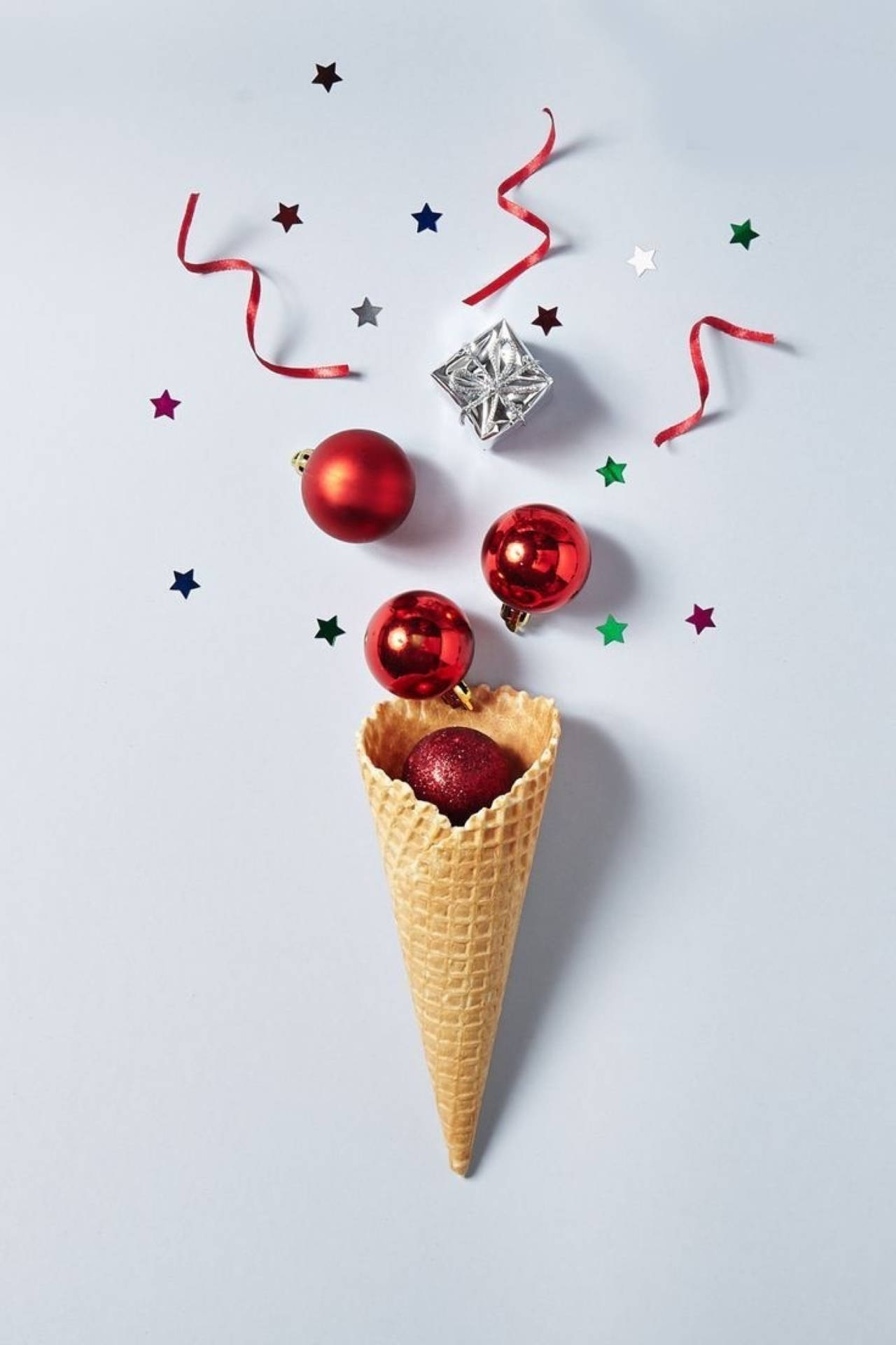 Ice Cream Cone Jul Estetisk Wallpaper