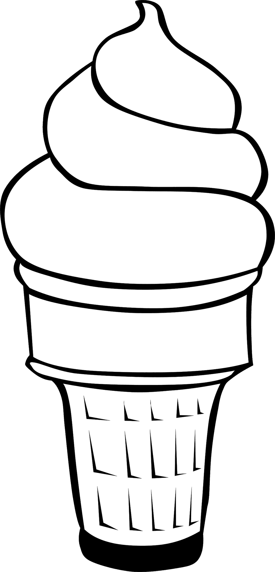 Ice Cream Cone Clipart PNG