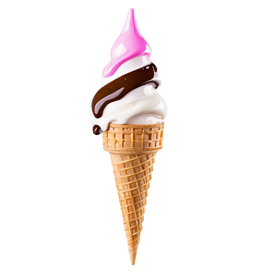 Download Ice Cream Cone Melting Png 05032024 | Wallpapers.com