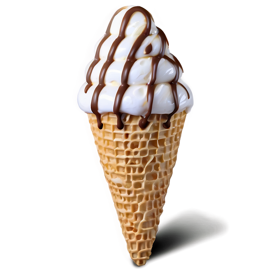 Ice Cream Cone Melting Png Kaf19 PNG