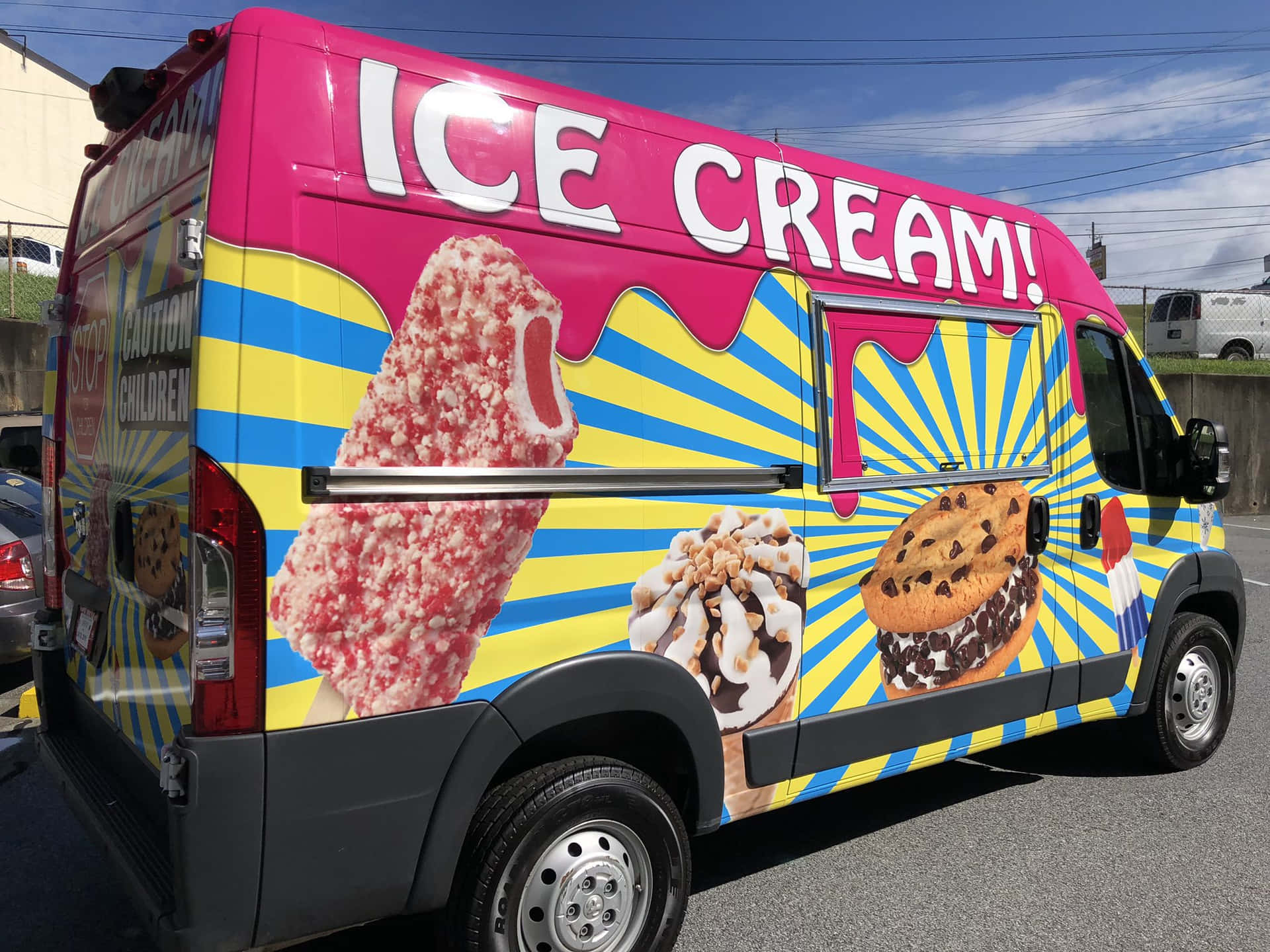 Get Delicious Ice Cream From the Brightly Colored Dream Truck