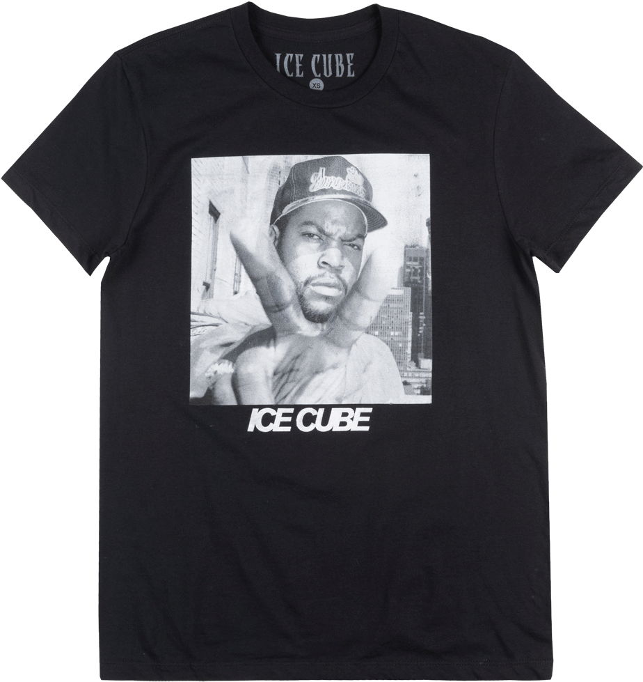 Ice Cube Rapper Graphic T Shirt PNG