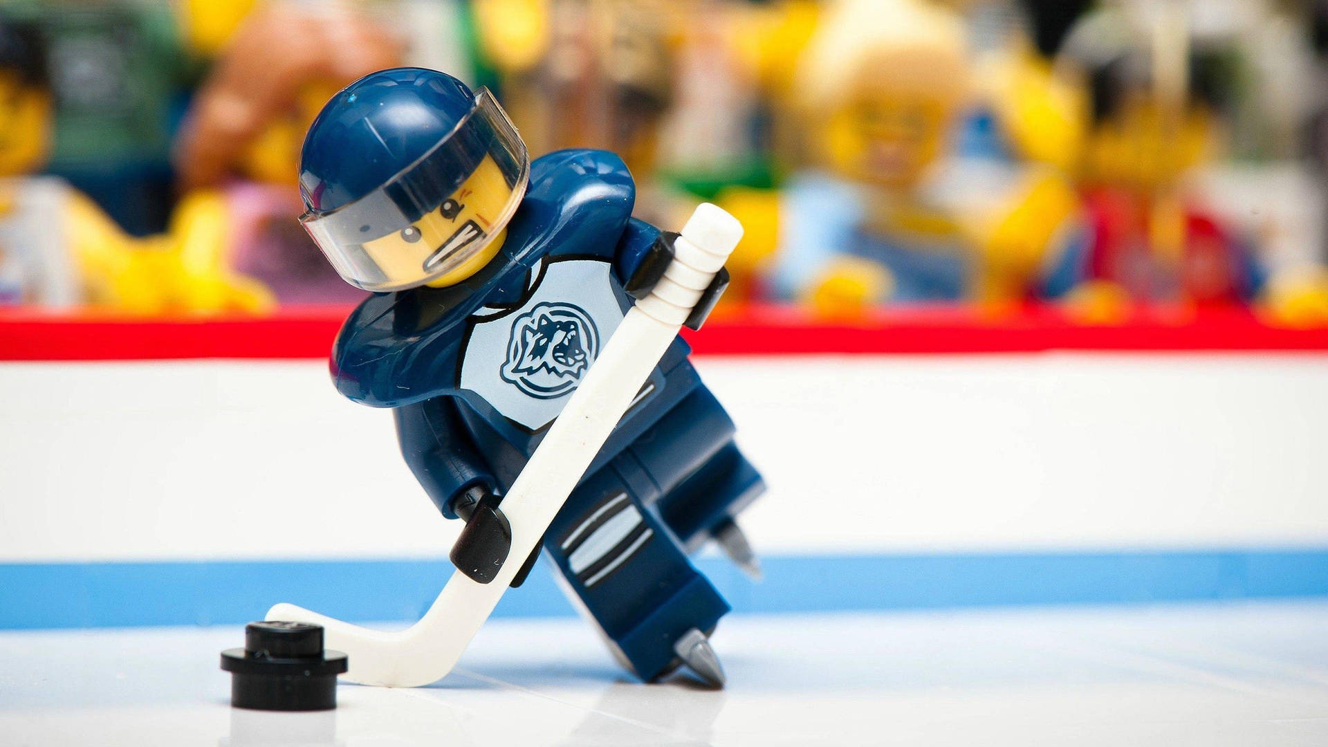 Ice Hockey Lego Player Wallpaper