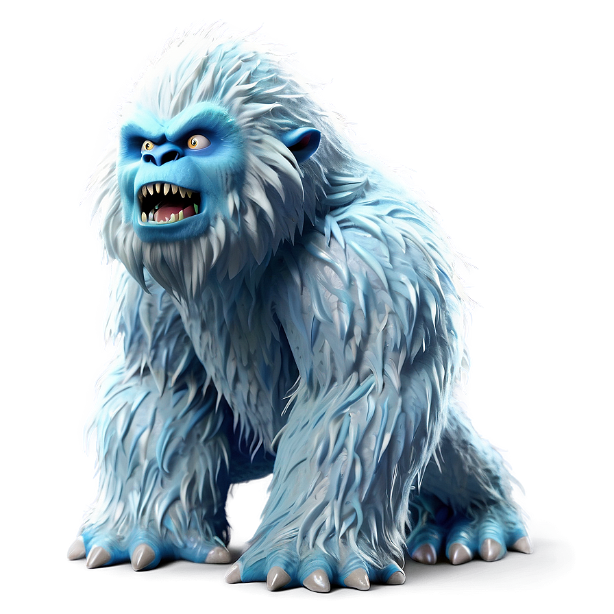 Download Ice Mountain Yeti Monster Png Nkx | Wallpapers.com