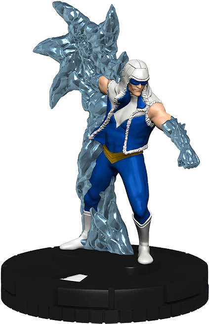 Download Ice Powered Superhero Figure | Wallpapers.com