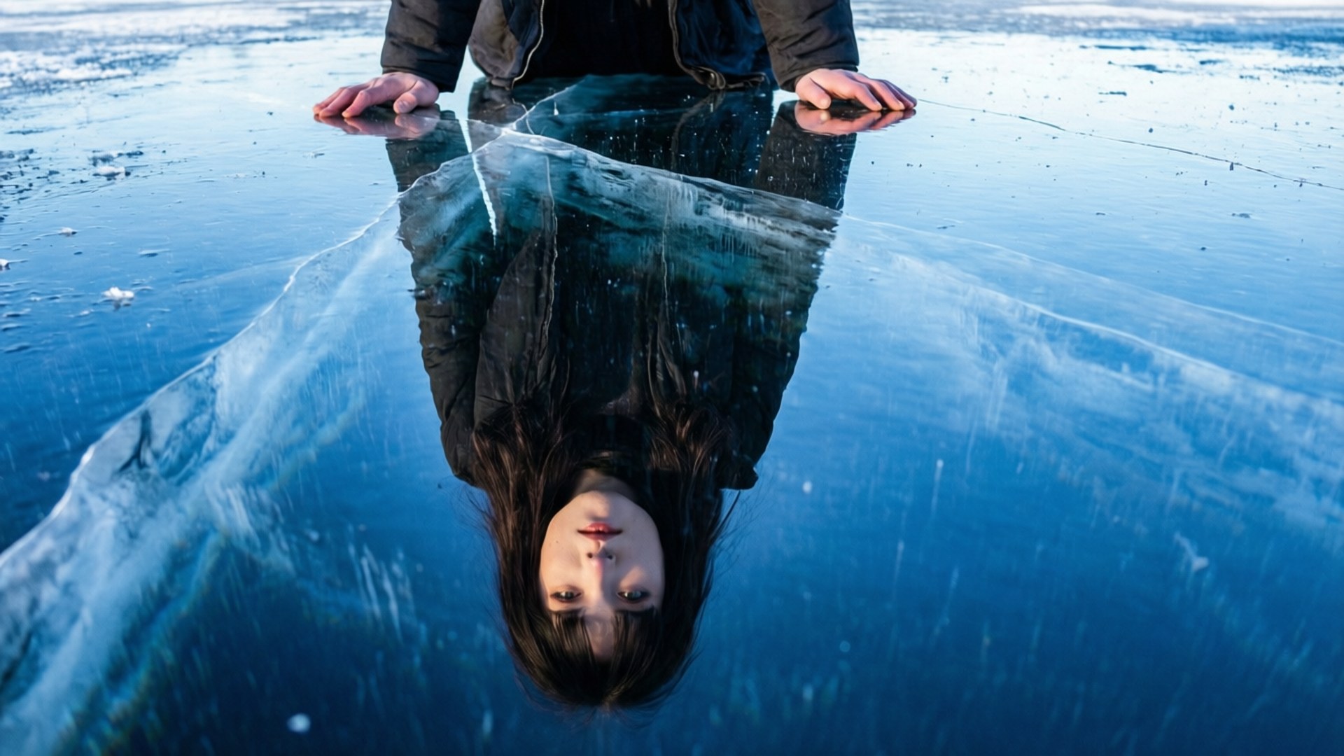 Vanillish avec un reflet parfait sur la glace.