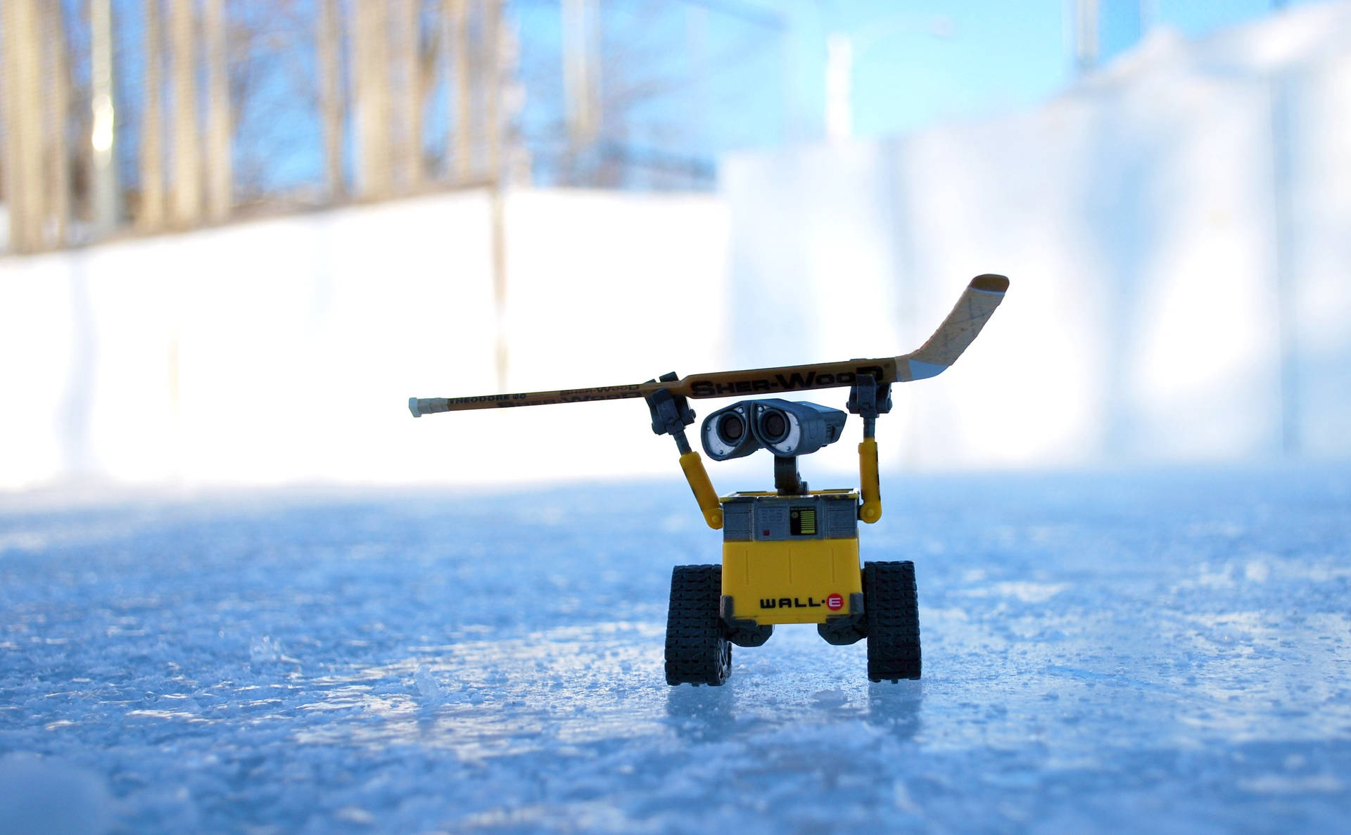 Ice Skate WALL E Wallpaper