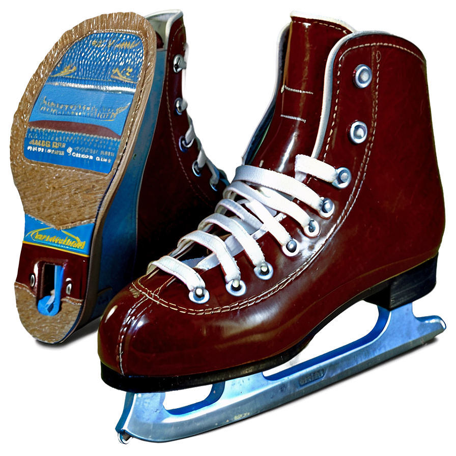Ice Skates With Carry Bag Png 06122024 PNG
