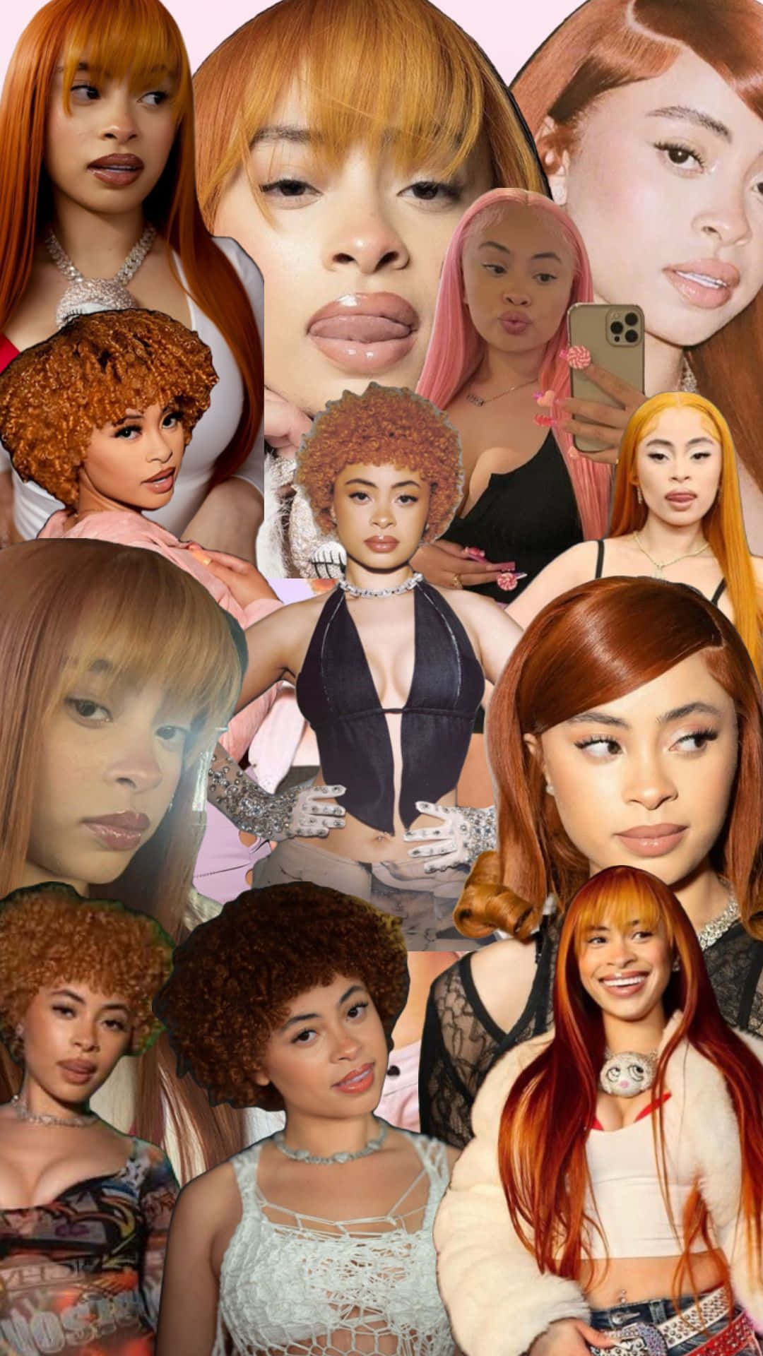 Ice Spice Collage Aesthetic.jpg Wallpaper
