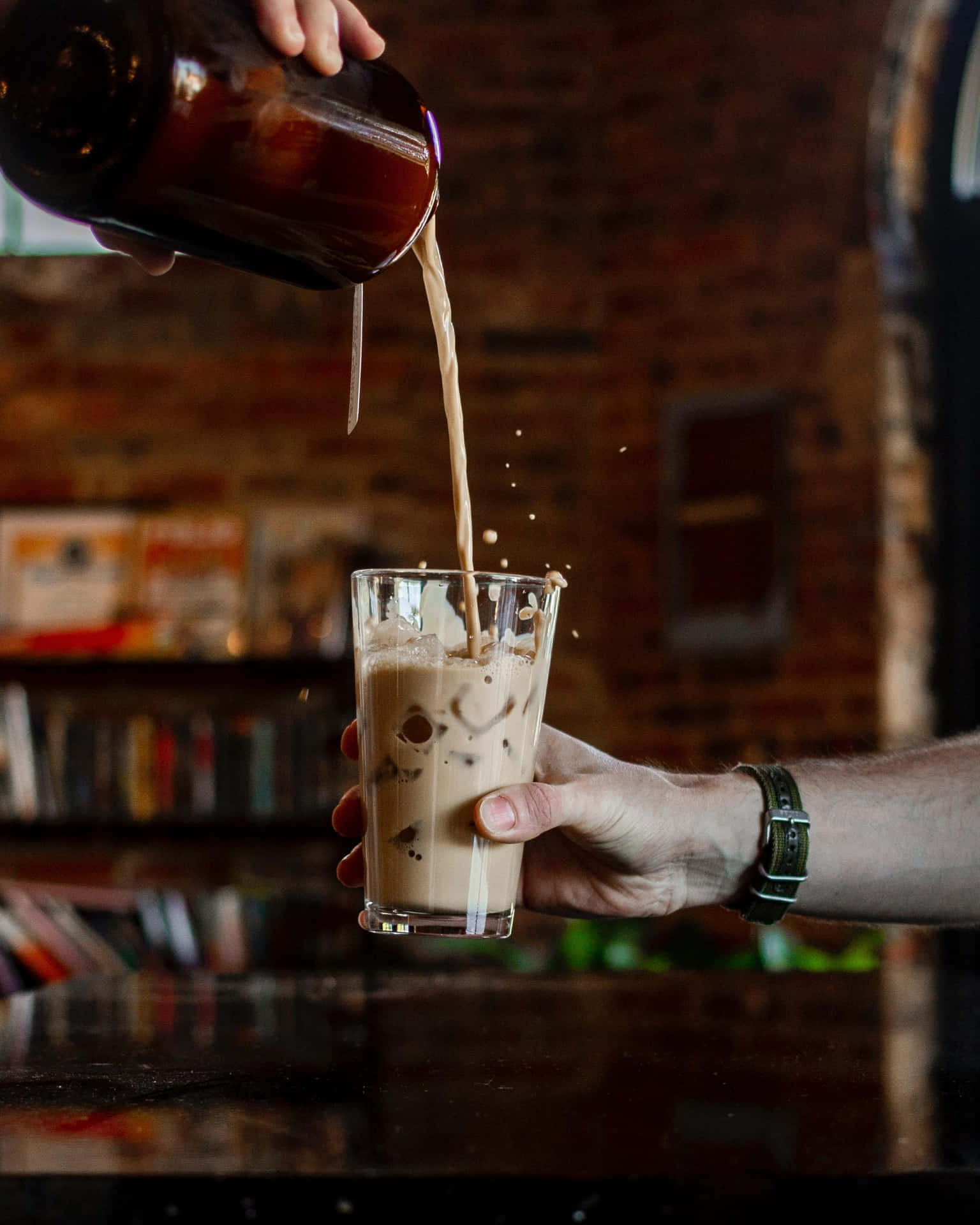 Start your day with a delicious and refreshing iced coffee