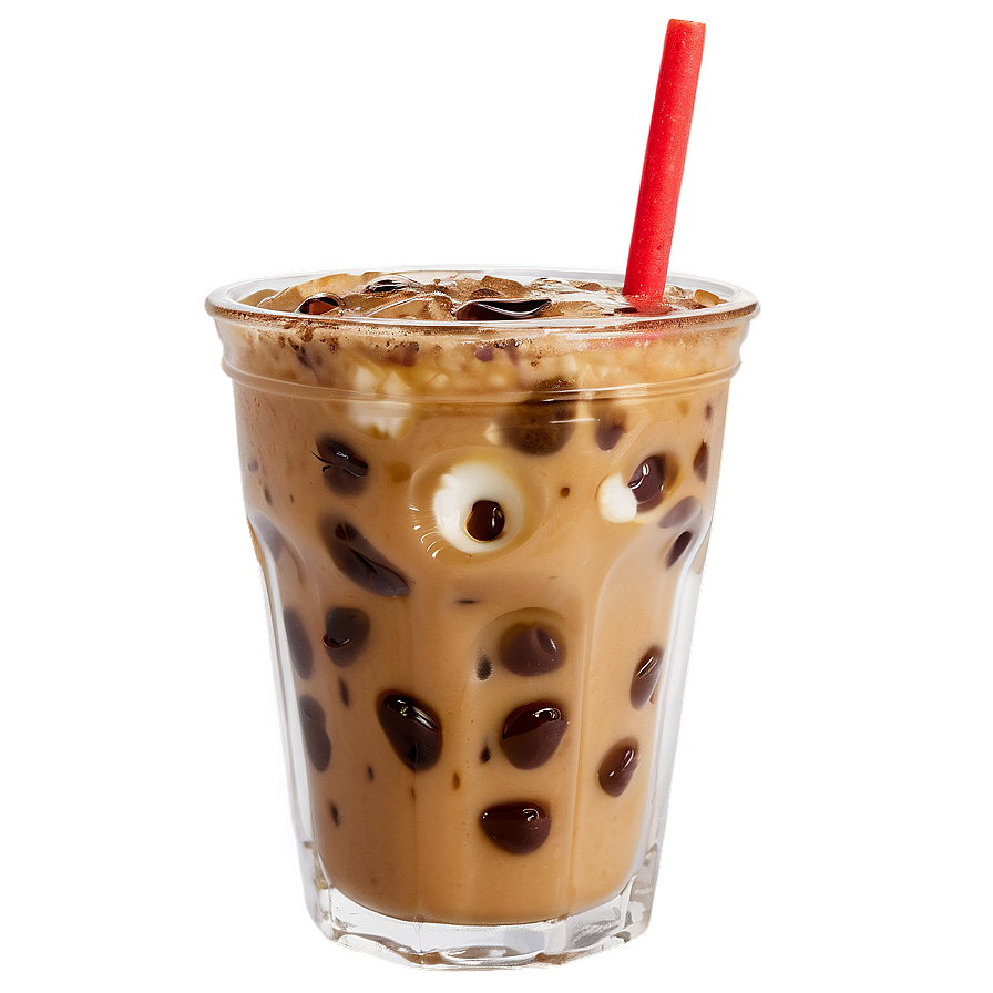 Iced Coffee With Milk Png Qjl PNG