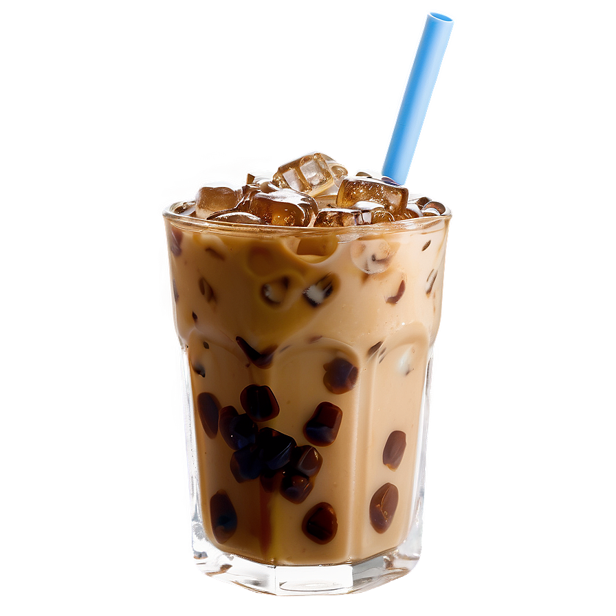 Iced Coffee With Milk Png Vov89 PNG