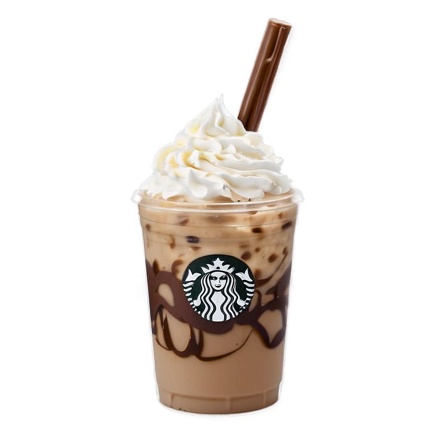 Iced Coffee With Whipped Cream Png 05252024 PNG