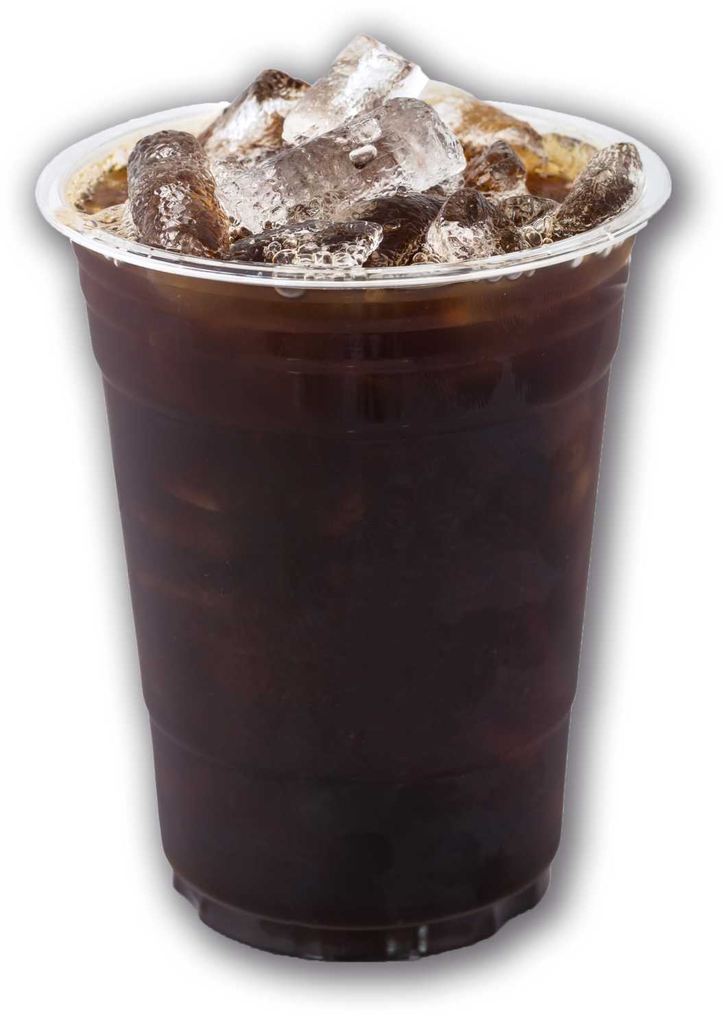 Iced Coffeein Clear Cup PNG