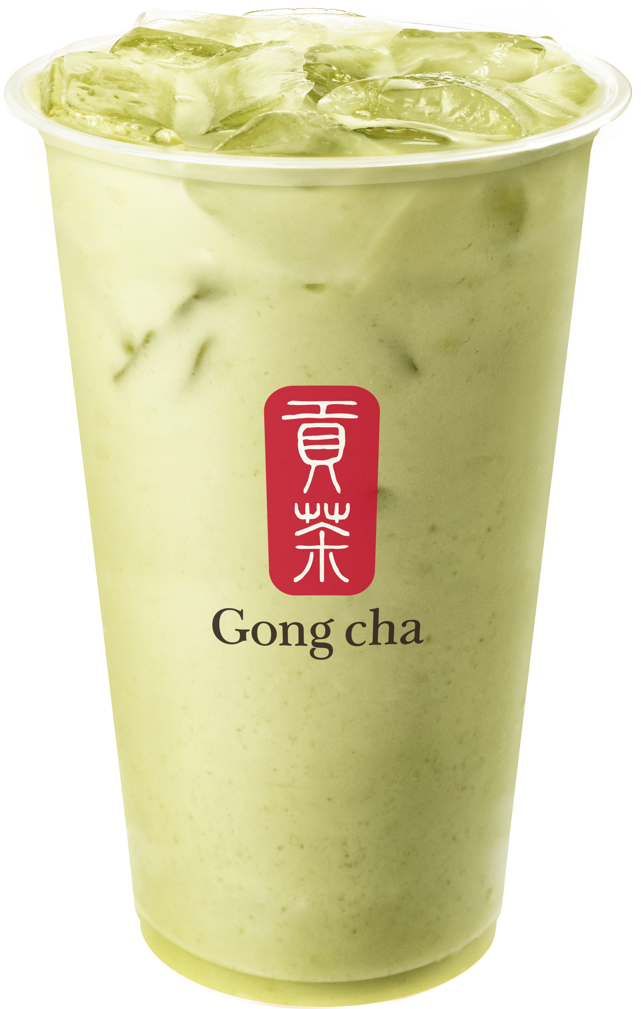 Iced Green Tea Latte Gong Cha PNG
