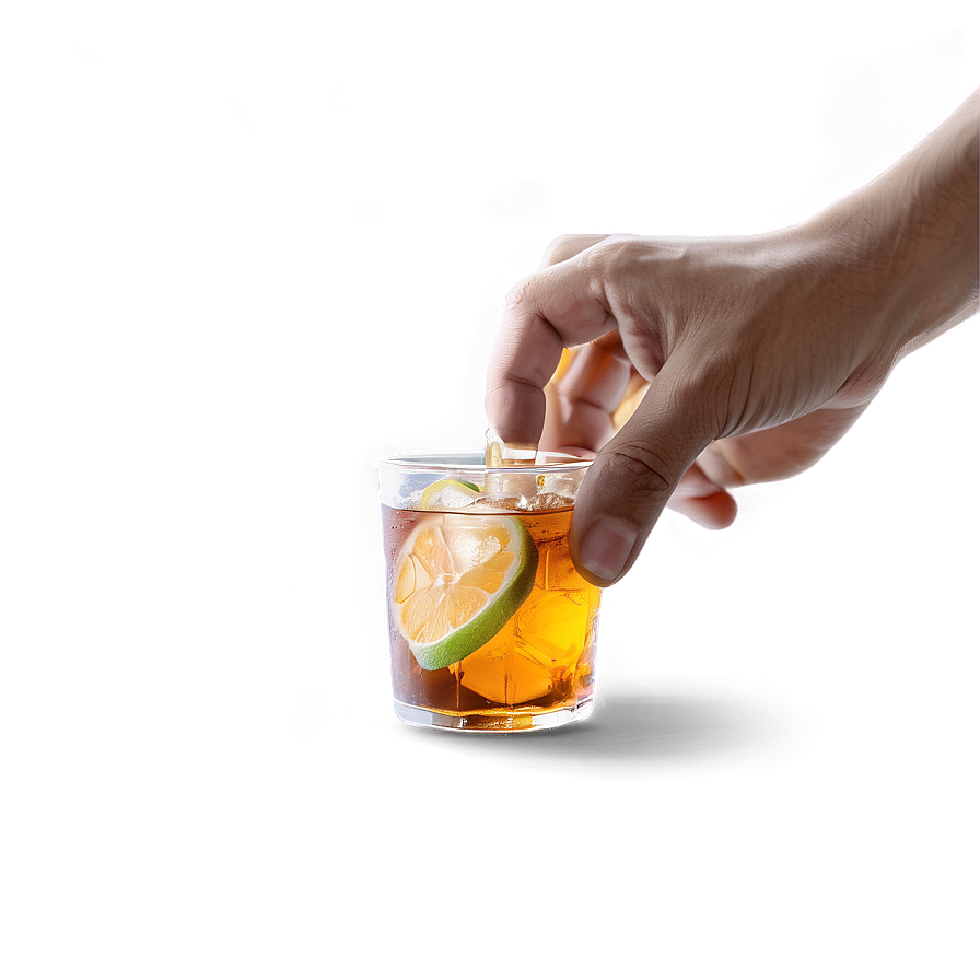 Iced Tea In Hand Png Ica PNG