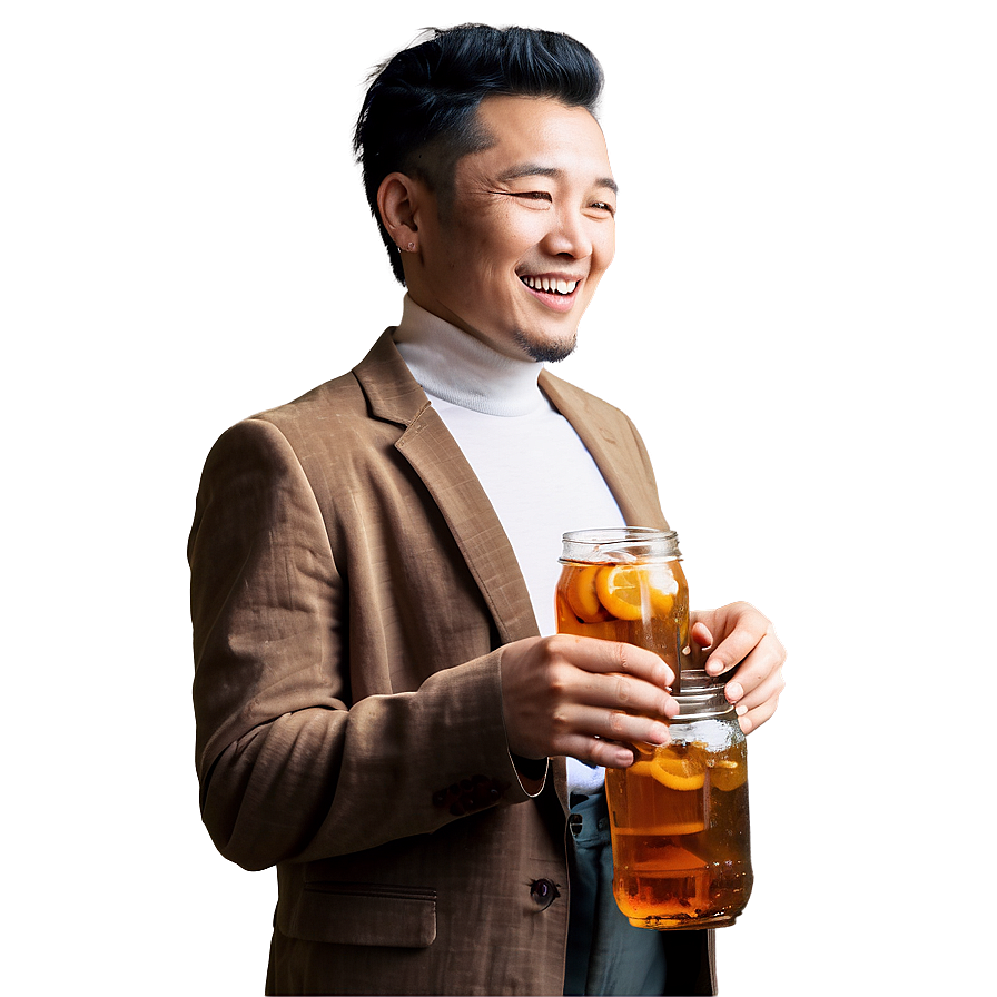 Iced Tea In Hand Png Stc68 PNG