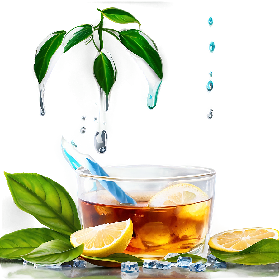 Iced Tea In Nature Png 06242024 PNG