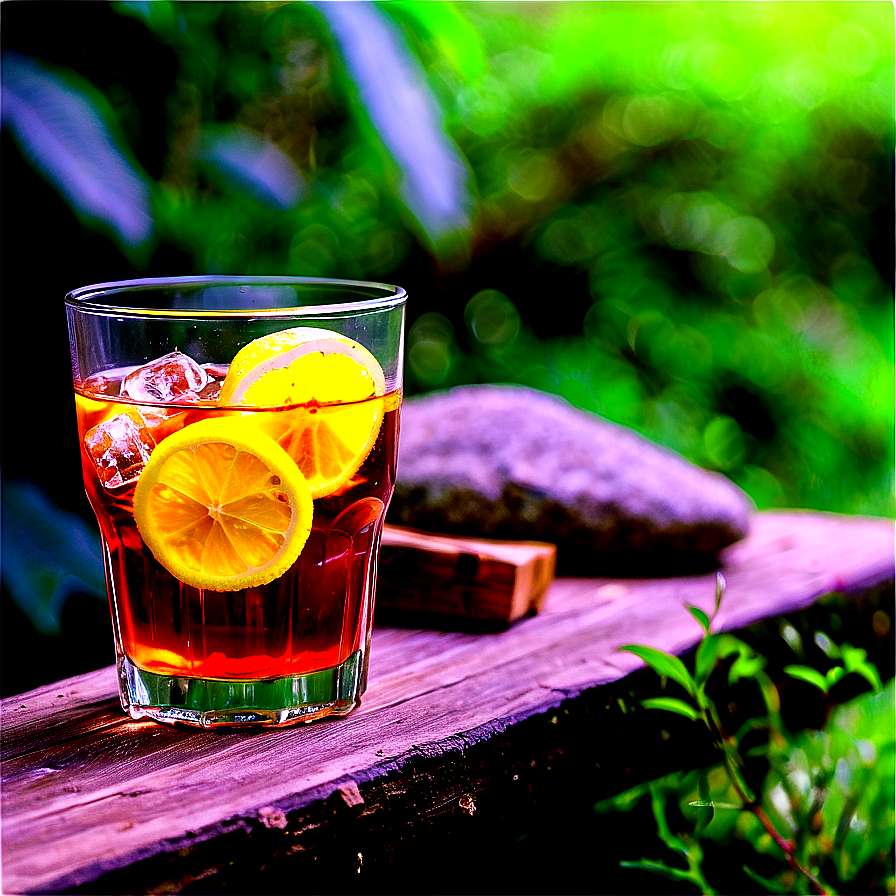 Iced Tea In Nature Png 60 PNG