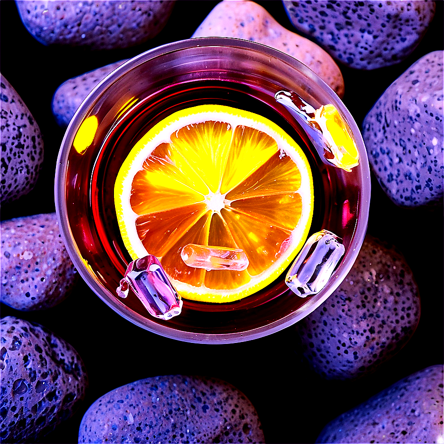 Iced Tea On Rocks Png 06242024 PNG