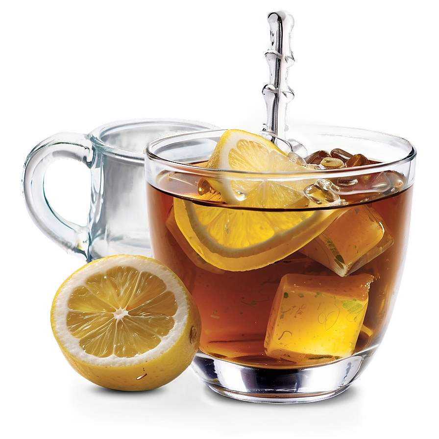 Iced Tea With Ginger Zest Png 06242024 PNG