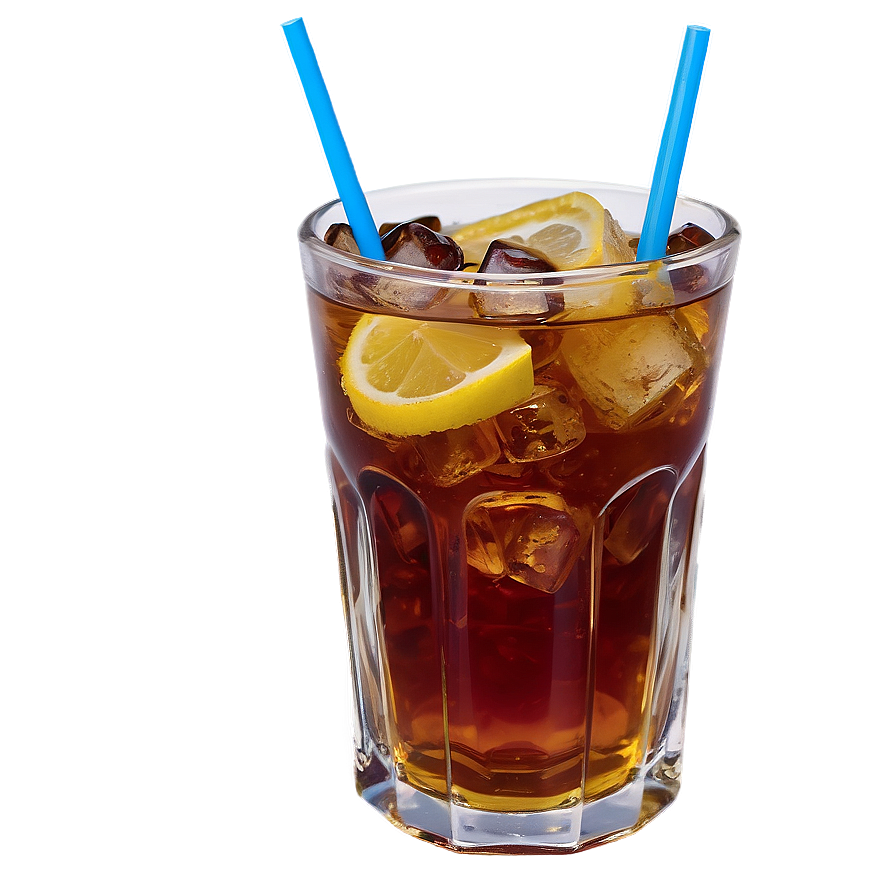 Iced Tea With Straw Png 75 PNG