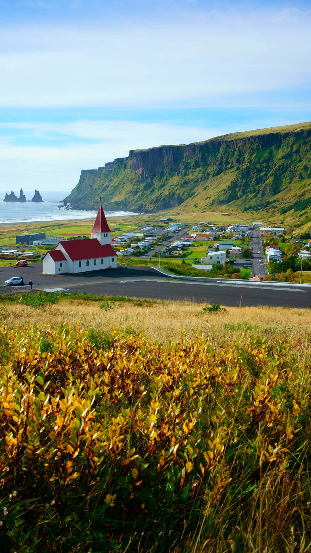 Denmajestætiske Skønhed Af Island